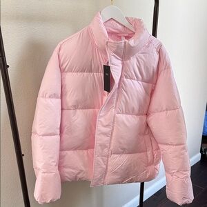 Fabletics Light Pink Quilted Jacket